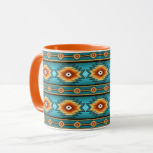 Southwestern Ethnic Geometric Tribal pattern Mug