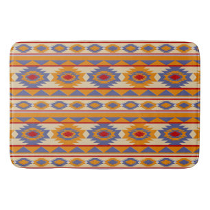 southwestern ethnic pattern bath mat