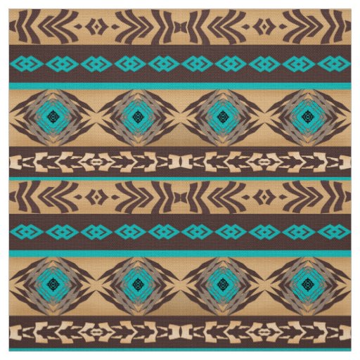 Southwestern ethnic tribal pattern. fabric