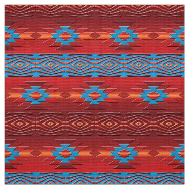 Southwestern ethnic tribal pattern. fabric (Swatch)