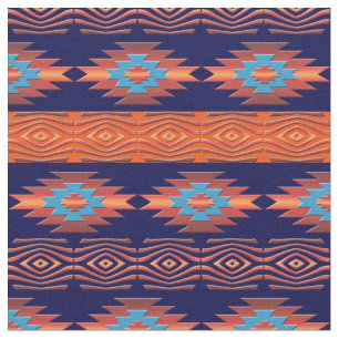 Southwestern ethnic tribal pattern. fabric