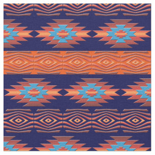Southwestern ethnic tribal pattern. fabric
