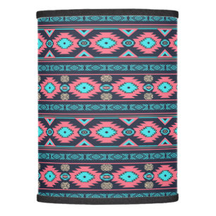 Southwestern ethnic tribal pattern. lamp shade