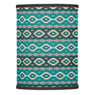Southwestern ethnic tribal pattern. lamp shade
