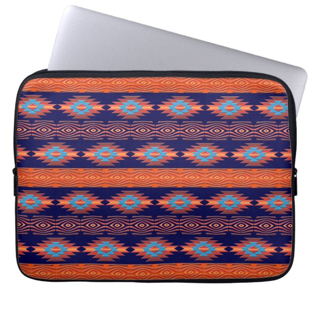 Southwestern ethnic tribal pattern. laptop sleeve (Front)