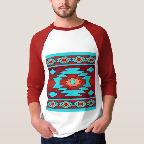 Southwestern ethnic tribal pattern T_Shirt