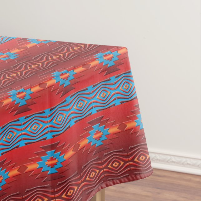 Southwestern ethnic tribal pattern. tablecloth (In Situ)
