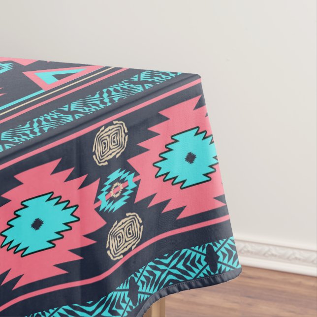 Southwestern ethnic tribal pattern. tablecloth (In Situ)