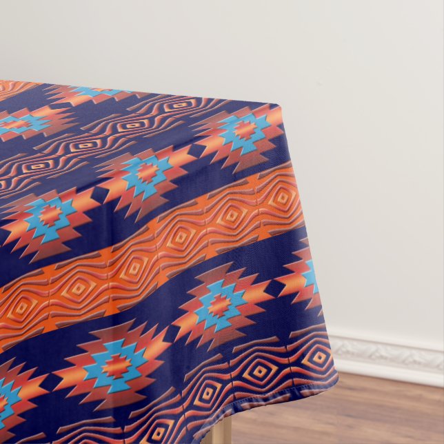 Southwestern ethnic tribal pattern. tablecloth (In Situ)