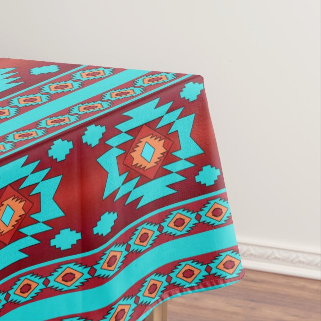 Southwestern ethnic tribal pattern. tablecloth (In Situ)