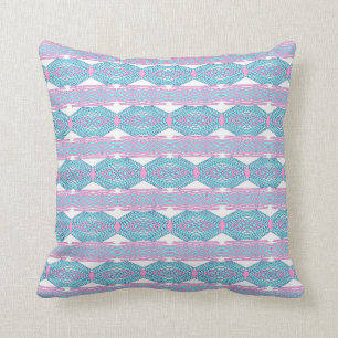 Southwestern ethnic tribal pattern. throw pillow