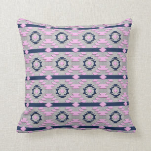 Southwestern ethnic tribal pattern. throw pillow
