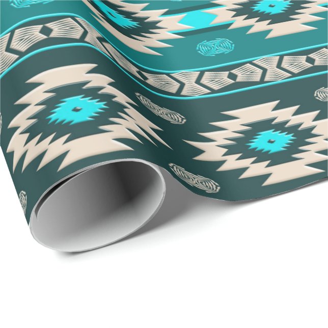 Southwestern ethnic tribal pattern. wrapping paper (Roll Corner)