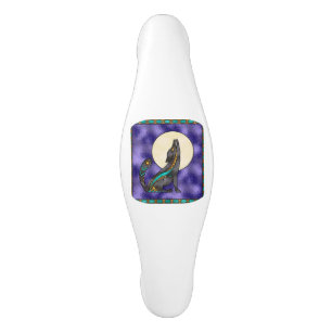 Southwestern Faux Stained Glass ceramic pull