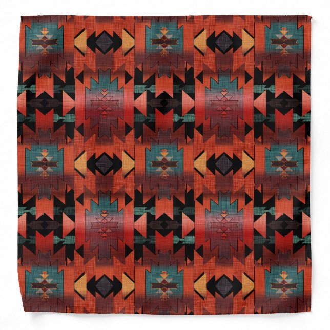 Southwestern Fire in the Sky Beautiful Bandana (Front)