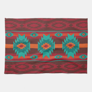 Southwestern geometric pattern. towel