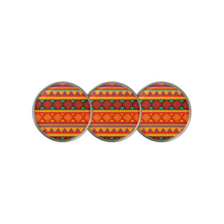 Southwestern Geometric Print Golf Ball Markers