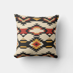 Southwestern Geometric Tapestry Throw Pillow