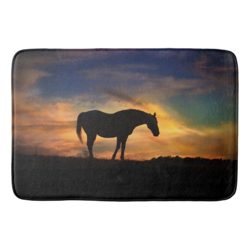 Southwestern Horse Bath Mat