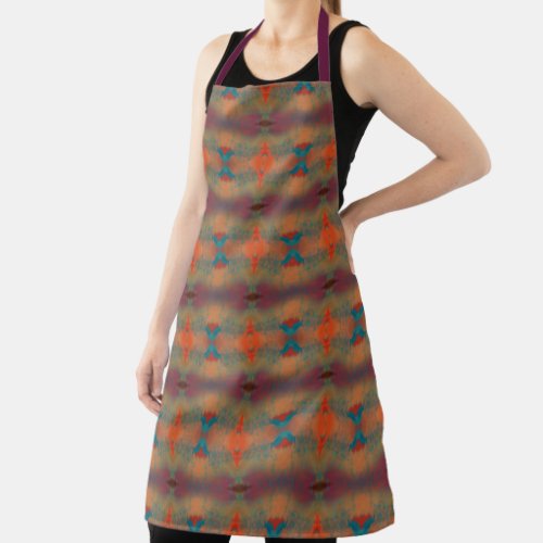 Southwestern Inspired Art Abstract Pattern Apron