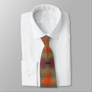 Southwestern Inspired Art Abstract Pattern Neck Tie