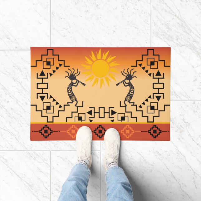 Southwestern Kokopelli Doormat (Indoor)