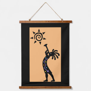 Southwestern Kokopelli Hanging Tapestry