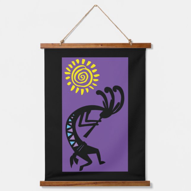 Southwestern Kokopelli Hanging Tapestry (Front)