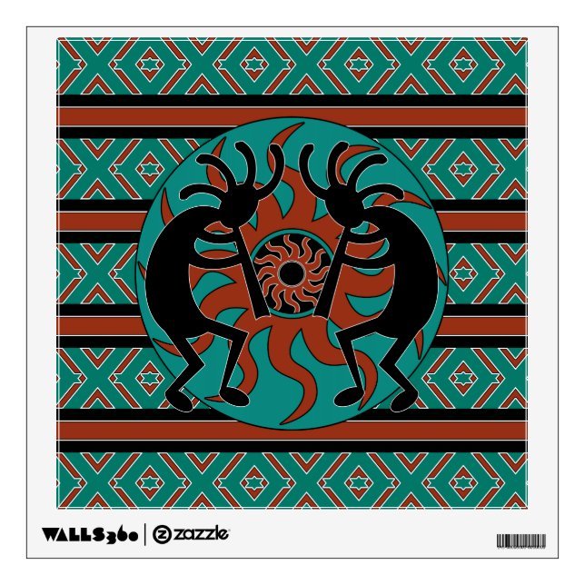Southwestern Kokopelli Wall Decal (Front)