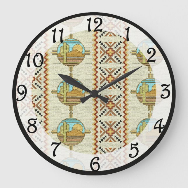 Southwestern Large Clock (Front)