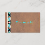Southwestern Leather Business Cards at Zazzle