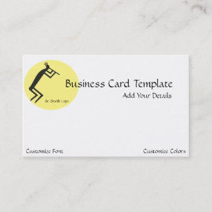 Southwestern Logo Kokopelli Business Card