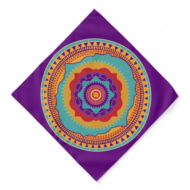 Southwestern Mandala Bandana (Front)