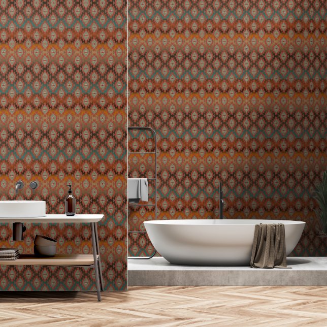 Southwestern Moody Skies Beautiful Wallpaper (Bathroom)