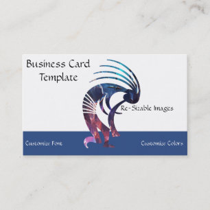 Southwestern Music Kokopelli Business Card