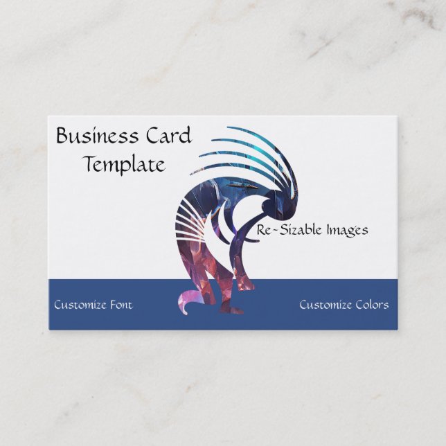Southwestern Music Kokopelli Business Card (Front)