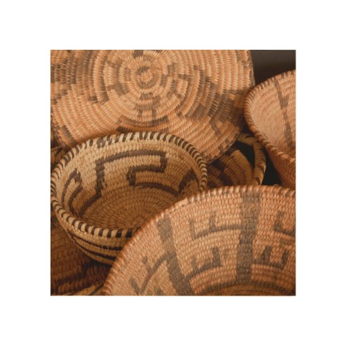 Southwestern Native American Woven Baskets  Poster