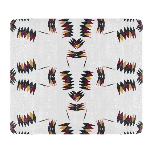 Southwestern Native Art Pattern Cutting Board (Front)