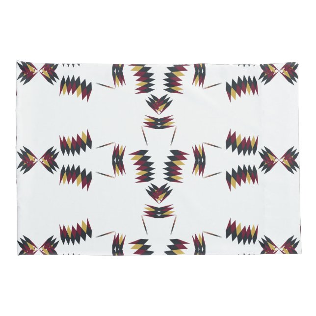 Southwestern Native Art Pattern Pillow Case (Back-Right)