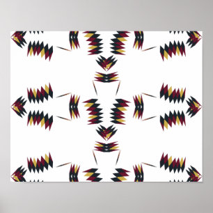 Southwestern Native Pattern Poster