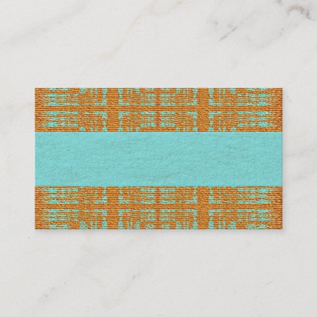 Southwestern,Native,Turquoise,Rustic Business Card (Front)