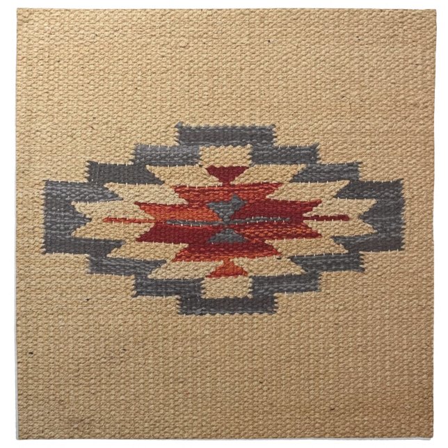 Southwestern Navajo Design Cloth Napkin (Front)