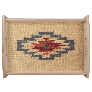 Southwestern Navajo Design Serving Tray