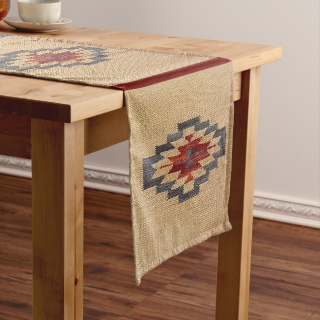 Southwestern Navajo Design Short Table Runner (In Situ)