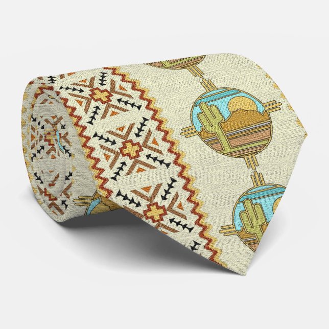 Southwestern Neck Tie (Rolled)
