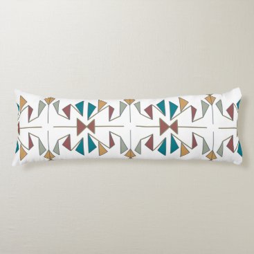 Southwestern Oblique Triangle Design Body Pillow Southwestern Oblique Triangle Design Body Pillow