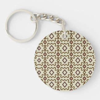 Southwestern Old Spanish Vibes Pattern Keychain