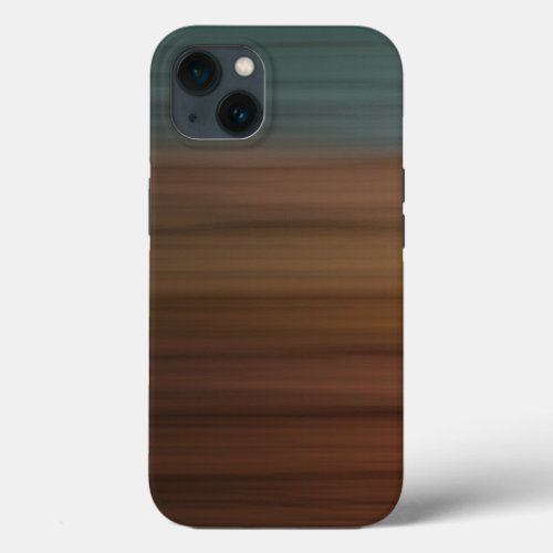 Southwestern Painted Desert Faux Wood iPhone 13 Case