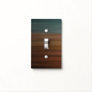 Southwestern Painted Desert Faux Wood Light Switch Cover