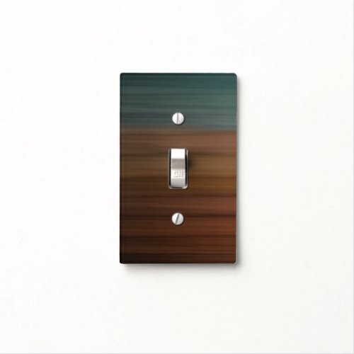 Southwestern Painted Desert Faux Wood  Light Switch Cover